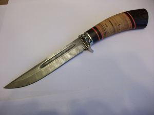 Нож Алтай-1.дамасской стали.